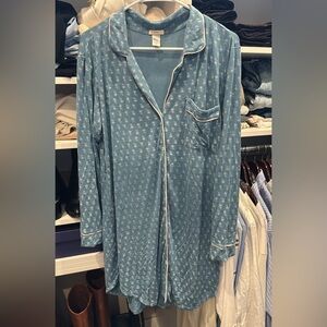 Blue Patterned women’s pajamas